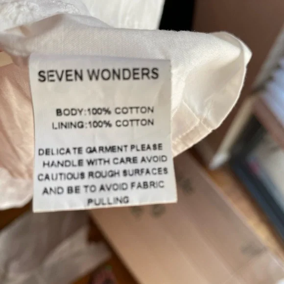 Seven wonders | RUNAWAY the label white eyelet dress - Picture 6 of 7